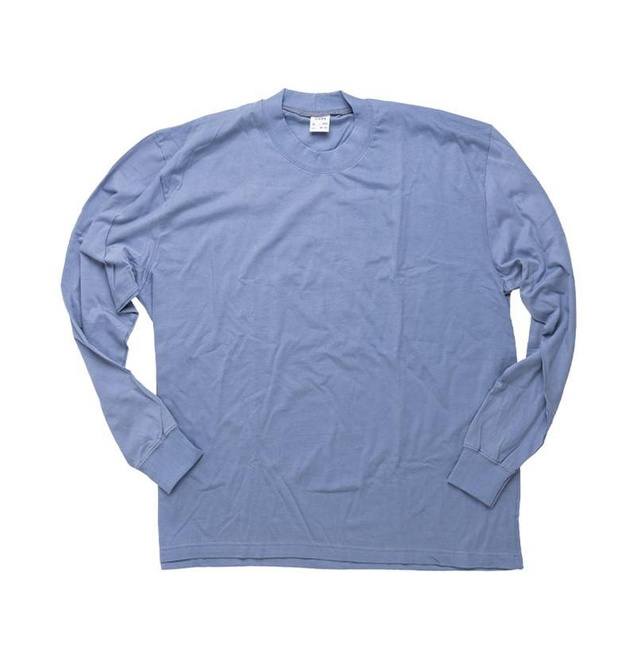 LONG SLEEVE UNDERSHIRT - GREY - CZECH MILITARY SURPLUS - USED