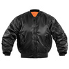 US Black FLIGHT Bomber JACKET MA1 STYLE