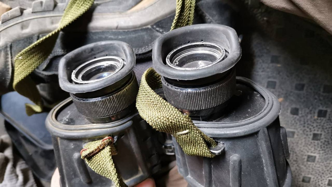 VALDADA I.O.R. 7x40 MILITARY BINOCULARS - MILITARY SURPLUS ROMANIAN ARMY - USED