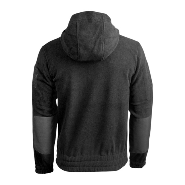 COLD WEATHER FLEECE JACKET WITH HOOD - GEN.II - BLACK - MIL-TEC