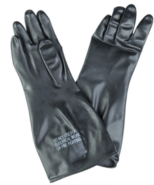 US Black Rubber Gloves Like New
