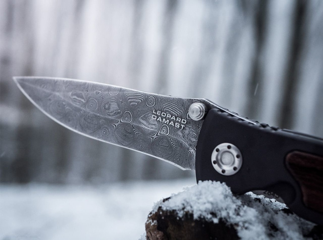 Böker Leopard-Damascus II Pocketknife