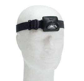 FLASHLIGHT WATERPROOF 3-LED HEADLAMP (3 x AAA CELL)
