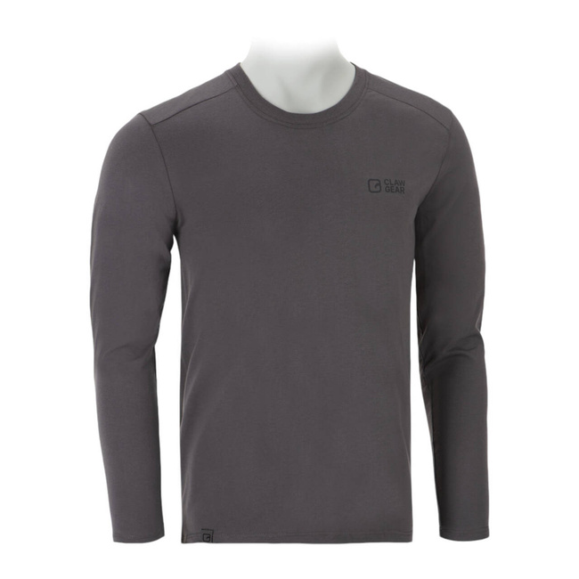 BASIC LONG SLEEVE T-SHIRT - WOLF GREY - CLAWGEAR