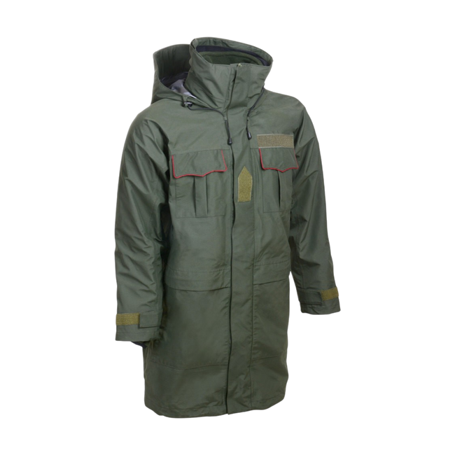 Waterproof jacket with removable fleece lining - Green - Used