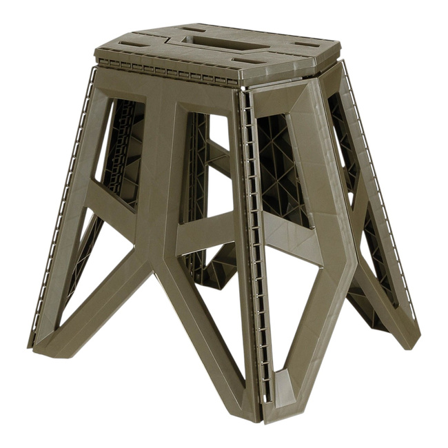 Foldable Camping Stool, Height approx. 40 cm - OD Green - Fox Outdoor