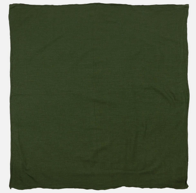 BANDANA - 80 x 80 CM - OD GREEN - MILITARY SURPLUS SWEDISH ARMY - LIKE NEW