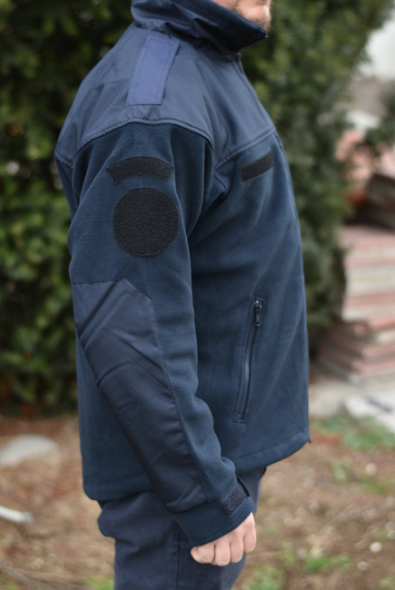 POLAR JACKET - CLASSIC ARMY - Helikon Tex - NAVY BLUE -  WITH EMBLEMS - ANP