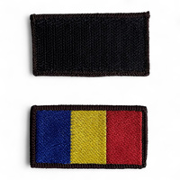 Brown overlocked contour  || With Velcro (hook and loop fastener) - Black