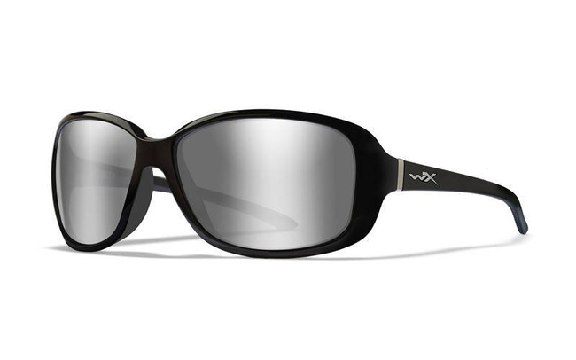 Glasses - Wileyx - AFFINITY - Grey Silver Flash Gloss Black Frame