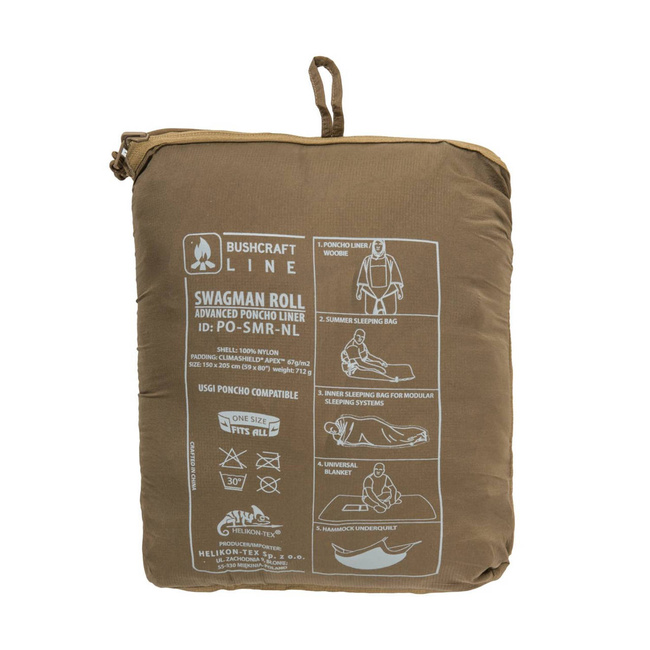 MULTIFUNCTIONAL PONCHO - "SWAGMAN ROLL" - Helikon-Tex® - DESERT NIGHT CAMO