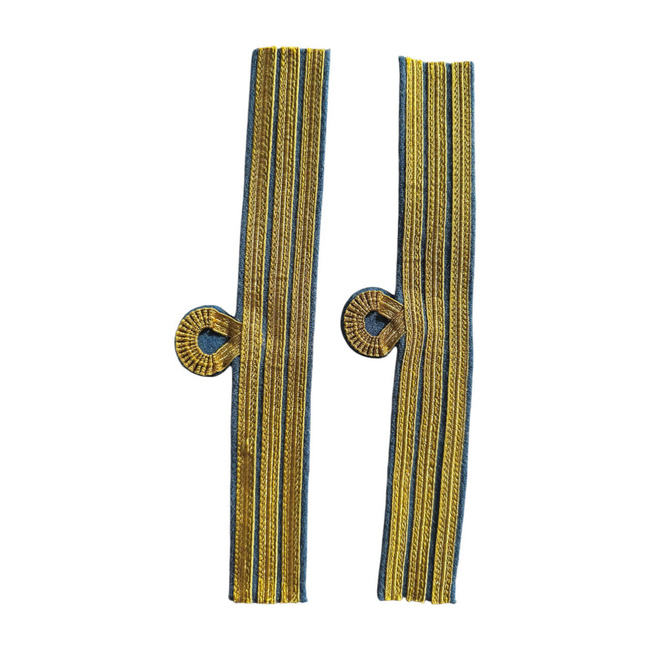 SLEEVE RANKS - CAPTAIN PARATROOPER - AIR FORCE - ROMANIAN ARMY MILITARY SURPLUS - IN GOOD CONDITION