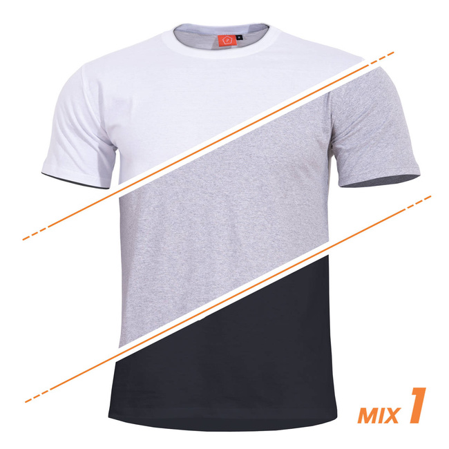 3 PACK T-SHIRTS - "ORPHEUS" - Pentagon® - MIX 1 (BLACK/GREY/WHITE)