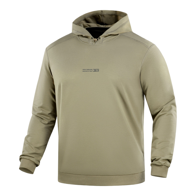 Men s hoodie - Born By Revolution - Tan - M-Tac