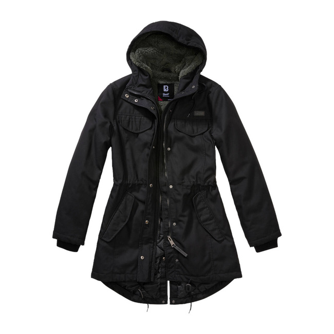 WOMEN'S PARKA JACKET - MARSH LAKE - BLACK- BRANDIT
