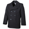 CLASSIC US MARINE PEA COAT - MFH - BLACK