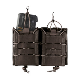 DOUBLE MAGAZINE POUCH - OPEN TOP FLEX - BLACK - MIL-TEC