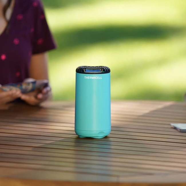 PORTABLE ANTI-MOSQUITO DEVICE - MRPSB HALO MINI PATIO SHIELD - BLUE -THERMACELL
