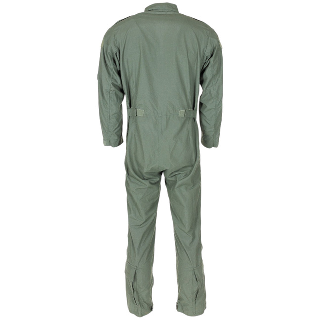 PILOT COVERALL - BRITISH ARMY MILITARY SURPLUS - GREEN OD - USED