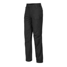 WOMENS URBAN TACTICAL PANTS -  UTP Resized  - POLYCOTTON RIPSTOP - Helikon-Tex - BLACK - LENGTH 34 inch