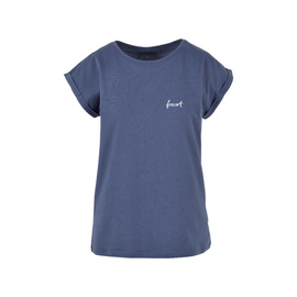 WOMEN'S T-SHIRT - FORVERT PRINT - VINTAGE BLUE - SANTA MARIA - BRANDIT
