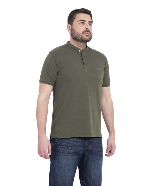 T-SHIRT - "LEVANTES HENLEY" - PENTAGON® - TAN BROWN