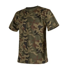 COTTON T-SHIRT - Helikon Tex® - PL WOODLAND