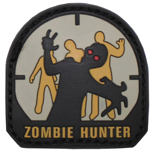 Velcro Patch, Zombie Hunter, 3 D