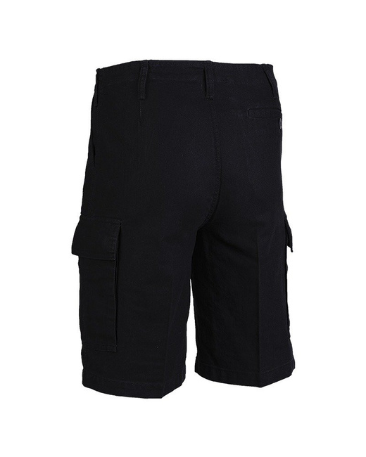 GERMAN Black PREWASH MOLESKIN BERMUDA