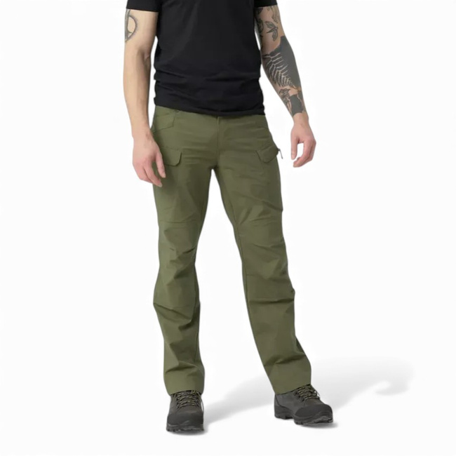 URBAN UTP TACTICAL PANTS - POLYCOTTON STRETCH RIPSTOP - OLIVE GREEN - HELIKON-TEX