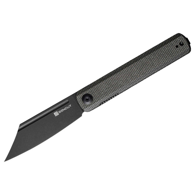 POCKET KNIFE - "SENCUT Bronte Micarta Dark Green Black" - Böker