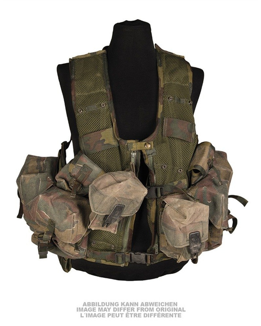 BELGIAN CAMO MODULAR VEST WITH POCKET USED