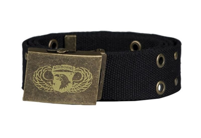 Black AIRBORNE PISTOL BELT 40MM