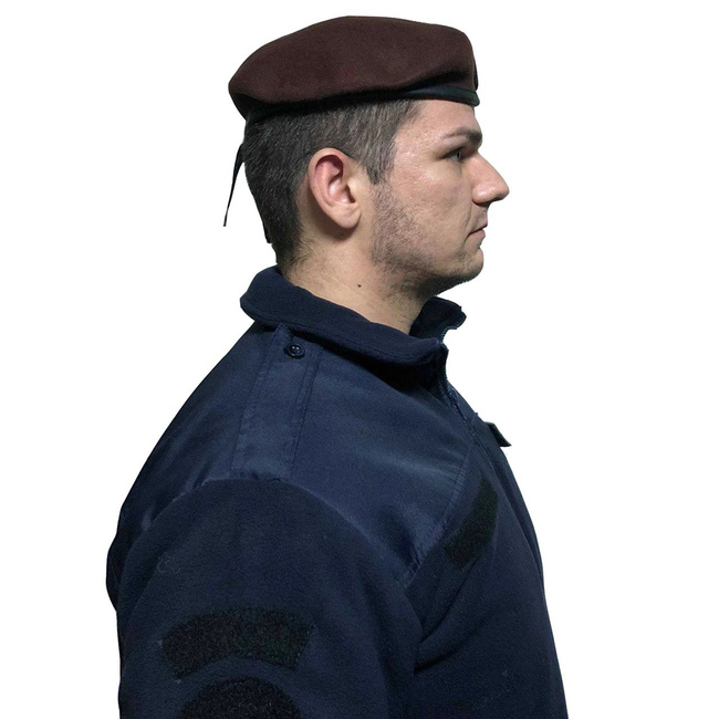 Brown Beret with velcro Insignia