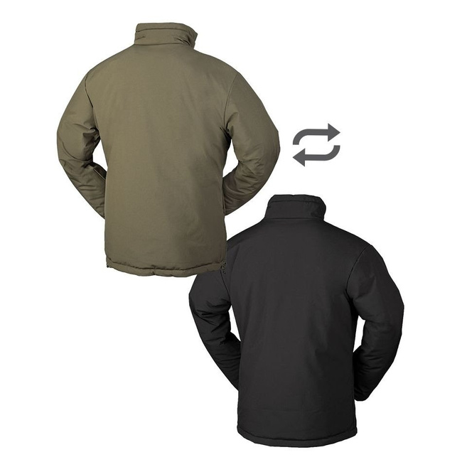 REVERSIBLE JACKET FOR COLD WEATHER - Mil-Tec® - RANGER GREEN/BLACK