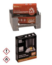 GERMAN FOLDABLE STOVE WITH FUEL TABLETS - ESBIT