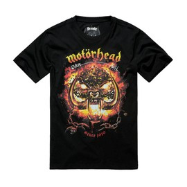 MOTÖRHEAD COTTON T-SHIRT WITH OVERKILL PRINT - BLACK - BRANDIT