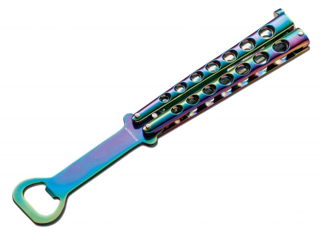 BOTTLE OPENER "RAINBOW BALISONG" - MAGNUM BY BOKER