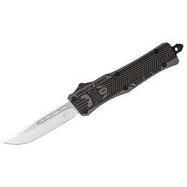 MEDIUM TUNGSTEN GRAPHITE BLACK CTK-1 DROP POCKET KNIFE - CobraTec