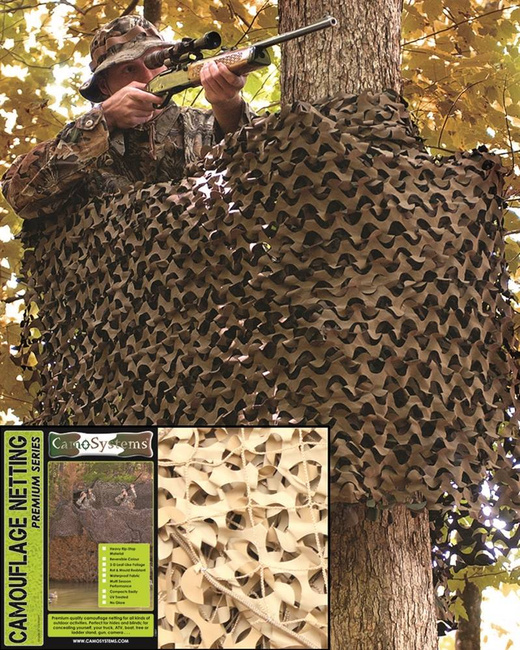 BASIC MILITARY CAMOUFLAGE NET - Mil-Tec® - 3 x 6 M - DESERT