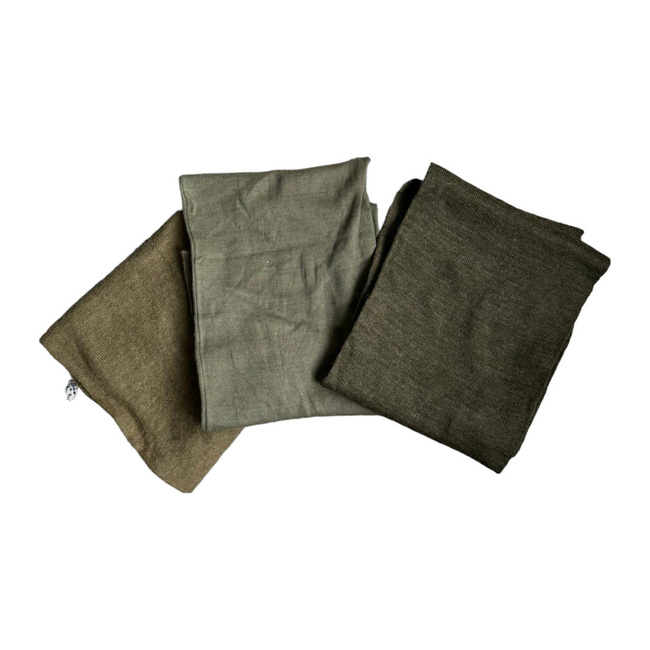 WOOL SCARF - 1960 - GREEN OD - MILITARY SURPLUS - IN GOOD CONDITION