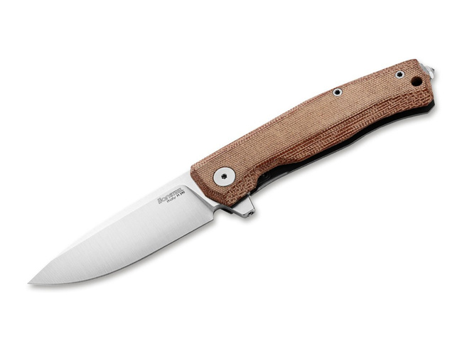 POCKET KNIFE MYTO MICARTA BROWN - LIONSTELL