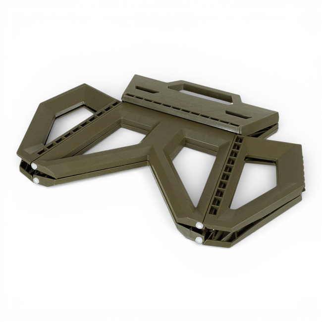 Foldable Camping Stool, Height approx. 24 cm - OD Green - Fox Outdoor