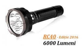 Flashlight Fenix RC40, water resistant