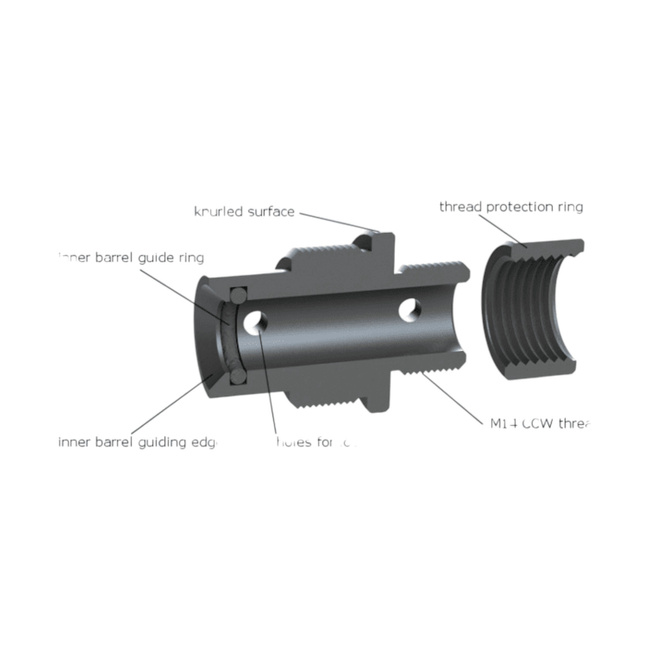 Airsoftpro shock absorber VSR10 TM - AirsoftPro - Black