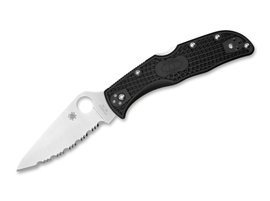 ENDELA SERRATED POCKET KNIFE -  SPYDERCO