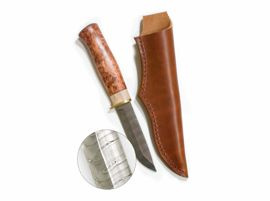 Karesuando Bävern Damascus 10 Knife