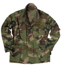 CZECH FIELD JACKET - CAMO M97 - MILITARY SURPLUS - USED