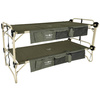 PORTABLE BUNK BED WITH SIDE POUCH - OD GREEN - MFH