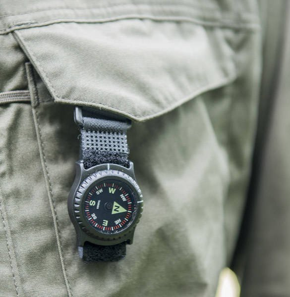 WRIST COMPASS T25 - BLACK - HELIKON
